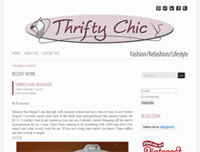Tablet Screenshot of marysthriftychic.com